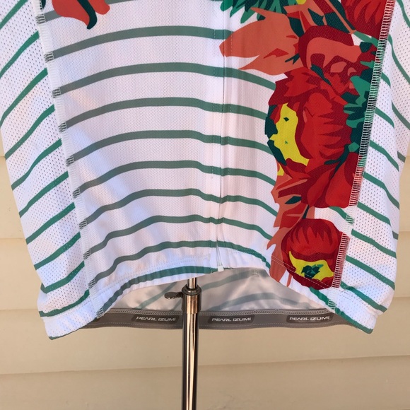 Pearl Izumi Elite Floral Short Sleeve Cycling Jersey Woman’s Size Medium - Picture 5 of 10